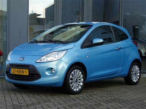 Ford Ka - 1.2 Titanium X 69pk Airco, Lichtmetaal, Nieuwe D-Riem, Elek. Ramen, APK: 17-12-2020 - 1