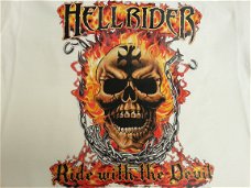 Hell Rider t-shirt maat S ( Uitverkoop )