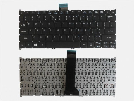 Acer Aspire V5-122 V5-132 V3-371 E3-111 series toetsenbord zwart - licht - 1