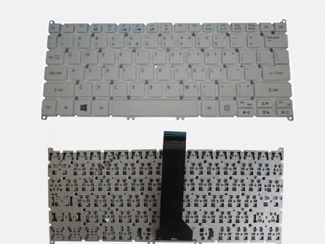 Acer Aspire V5-122 V5-132 V3-371 E3-111 series toetsenbord wit - 1