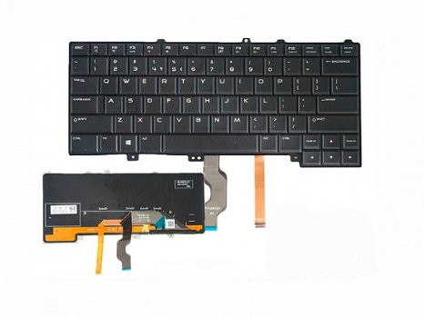 Dell Alienware M13X M15X R2 R3 R4 series toetsenbord zwart - 1