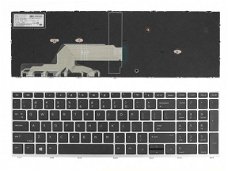 HP ProBook 450 455 470 650 G5 series toetsenbord zwart-zilver