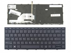 HP ProBook 430 440 445 G5 series toetsenbord zwart - licht