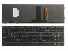 Clevo P650 P650RS6 P670 P670RP6 series toetsenbord zwart