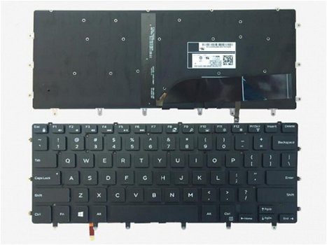 Dell Inspiron 13 7000 7558 15-7000 series toetsenbord zwart - 1