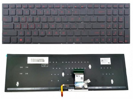 Asus G501 N501 Q501L N541 N541LA Series toetsenbord zwart - 1