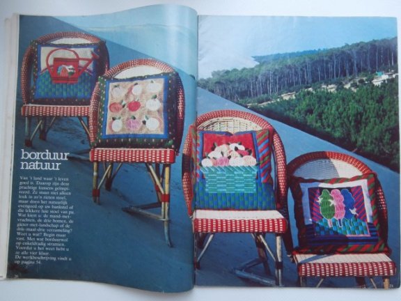 Ariadne nr 356, augustus 1976 + haakpatroon kastrandjes en vloerkleed - Afbeelding 3