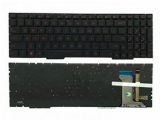 ASUS GL553 FX553V ZX553VD series toetsenbord zwart, rood licht