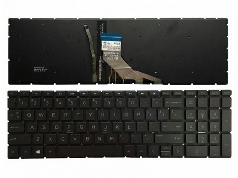 HP Pavilion 15-DA 15-DB 15-CX series toetsenbord zwart - 1