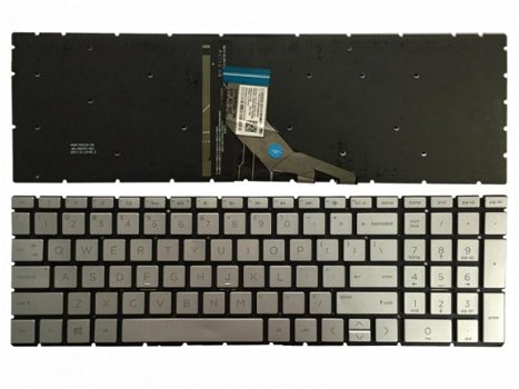 HP Pavilion 15-DA 15-DB 15-CX series toetsenbord zilver - 1