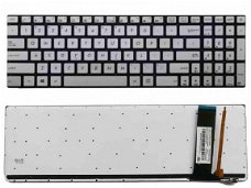 Asus N56 N56VZ series toetsenbord zilver met licht