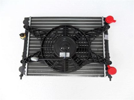 Radiateur + ventilator type benzine va.01-2001 t/m 12-2002 380x322x23. Brommobiel AMBRA LIGIER - 1