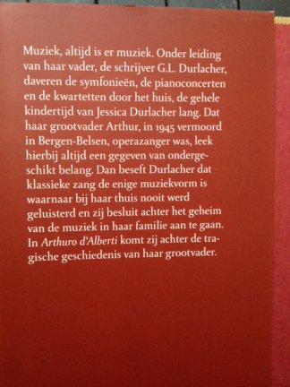 Jessica Durlacher - Arthuro d'Alberti + CD - gebonden 1e druk - Afbeelding 3