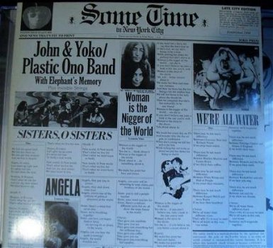 Some Time in New York - Lennon en Ono - 2LP 1972 - 1