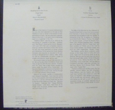 Neil Sedaka - Breaking Up Is Hard To Do - LP 1976 - 2