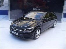 Norev 1/18 Mercedes Benz CLA Shooting Brake Zwart