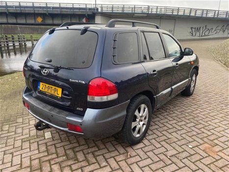 Hyundai Santa Fe - 2.0 CRDi 4WD Country vol optie's leer airco automaat dvd scherm bj 2004 rijd goed - 1