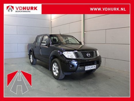 Nissan Navara - 2.5 dCi 145 pk 5 persoons grijs kenteken (5th wheeler) Trekhaak/LM/Airco/4WD/4X4 - 1