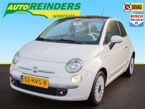 Fiat 500 - 1.2 Lounge Automaat + Airco / Panoramadak / Garantie - 1