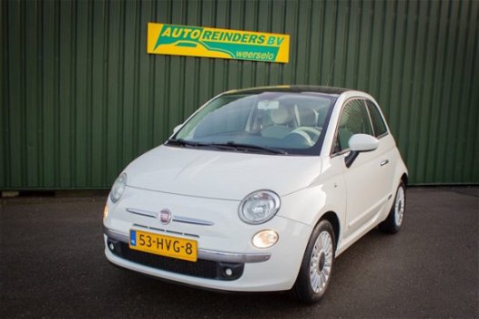 Fiat 500 - 1.2 Lounge Automaat + Airco / Panoramadak / Garantie - 1