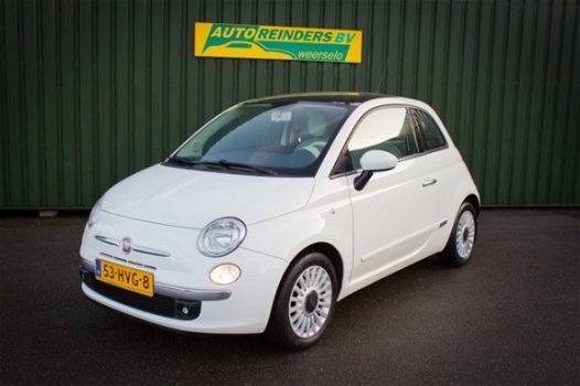 Fiat 500 - 1.2 Lounge Automaat + Airco / Panoramadak / Garantie - 1