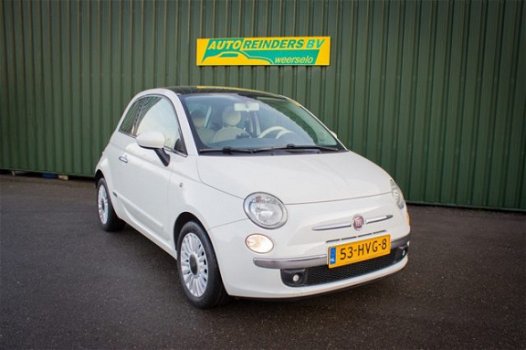 Fiat 500 - 1.2 Lounge Automaat + Airco / Panoramadak / Garantie - 1