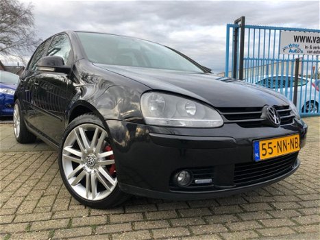 Volkswagen Golf - 1.6 FSI Sportline A-C Elek Pakket Navi 18” 5-drs Nw Apk - 1