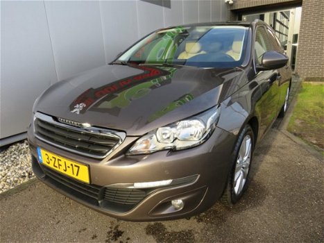 Peugeot 308 SW - 1.6 BlueHDI Blue Lease Executive Creme Leder Trekhaak Achteruitrijcamera Panoramada - 1