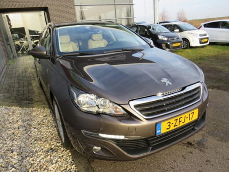 Peugeot 308 SW - 1.6 BlueHDI Blue Lease Executive Creme Leder Trekhaak Achteruitrijcamera Panoramada - 1