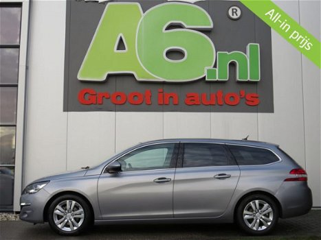 Peugeot 308 SW - 1.6 BlueHDI Blue Lease Limited Achteruitrijcamera Panoramadak Navi Clima PDC Blueto - 1