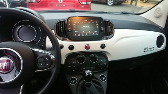 Fiat 500 - TwinAir Turbo Lounge NAVIGATIE / PARKEERSENSOREN / LM VELGEN - 1