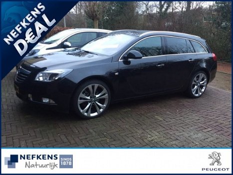 Opel Insignia Sports Tourer - 2.0 T Cosmo AUTOMAAT, 221 PK, VOL LEER, 70.757km MOOISTE VAN NEDERLAND - 1