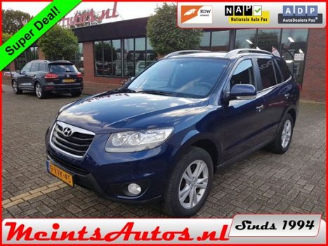 Hyundai Santa Fe - 2.2 CRDi R Style 197Pk LEDER Grijs Kenteken - 1