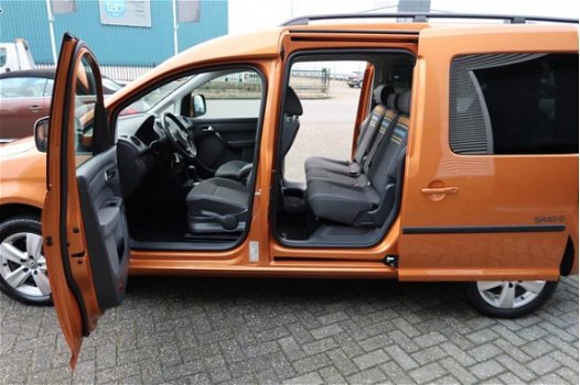 Volkswagen Caddy Maxi - 2.0 TDI 7-Pers. Automaat Airco-ecc Trekhaak Navigatie Bluetooth PDC 1e Eigen - 1