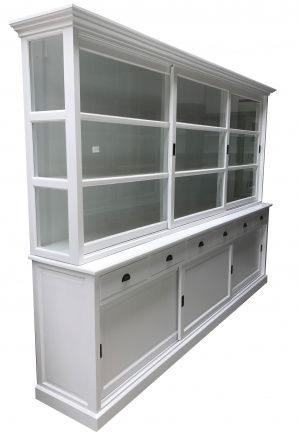 Buffetkast Vlijmen wit - wit 310 x 50/40 x 210cm - nr. 1