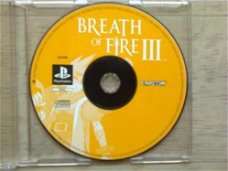 Playstation 1 ps1 rpg breath of fire III ( 3 ) ( disc only )