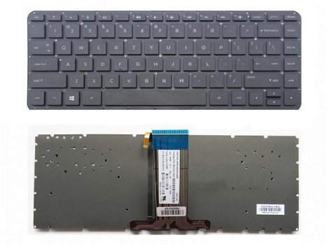 HP ProBook 13-AB 14-AB 14-A series toetsenbord zwart geen licht - 1