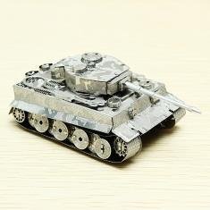 Metalen bouwpakket Tiger Tank DIY 3D Laser Cut Realistich m - 1