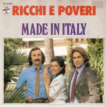 singel Ricchi & Poveri - Made in Italy / Questa sera - 1