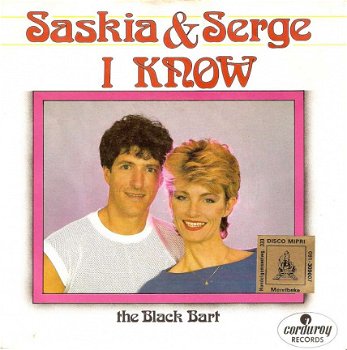 singel Saskia en Serge - I know / The black bart - 1