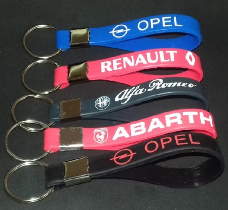 Opel/Fiat Abarth/Renault/Alfa Romeo sleutelhanger - nr. 1