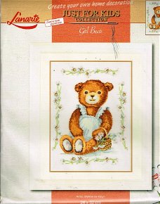 LANARTE BORDUURPAKKET (GEBOORTE) GIRL BEAR  15591