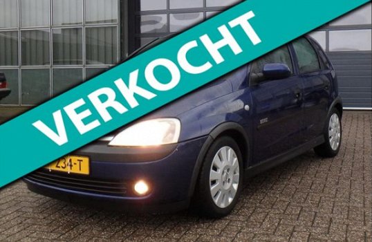 Opel Corsa - 1.2-16V Elegance 5-DEURS + AIRCO + JAAR APK - 1