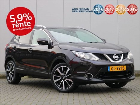 Nissan Qashqai - 1.5 dCi Tekna | Navigatie | Lederen bekleding | Stoelverwarming | LED koplampen | P - 1