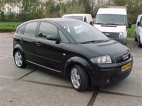 Audi A2 - 1.4 5DR AIIRCO L.M.V PANORAMADAK ZWART - 1