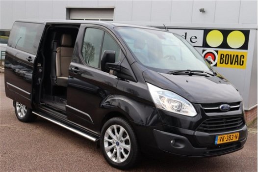 Ford Transit Custom - 270 2.2 TDCI L1H1 Limited DC org. NL-auto leer navigatie 2-schuifdeuren - 1