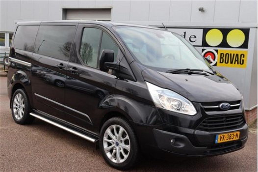 Ford Transit Custom - 270 2.2 TDCI L1H1 Limited DC org. NL-auto leer navigatie 2-schuifdeuren - 1