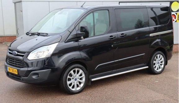 Ford Transit Custom - 270 2.2 TDCI L1H1 Limited DC org. NL-auto leer navigatie 2-schuifdeuren - 1