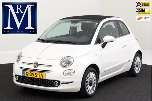 Fiat 500 C - 1.2 Lounge |Cabrio|Touchscreen||Bluethoot|Navi|parkeersensoren|Rijklaar incl. 6mnd Bova - 1