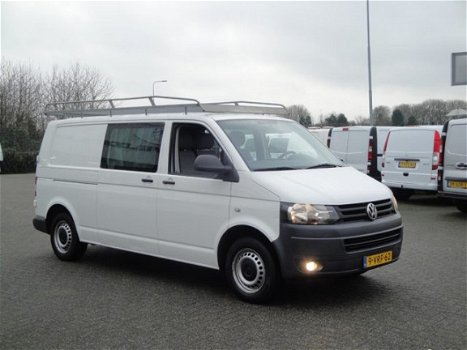 Volkswagen Transporter - 2.0 TDI 75KW L2H1 DC DUBBELE CABINE AIRCO/ IMPERIAAL/ TREKHAAK/ - 1